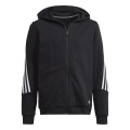 adidas Kapuzenjacke Future Icons 3-Streifen schwarz Jungen